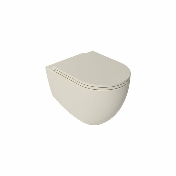 Infinity CleaRim Wall Hung WC Ivory