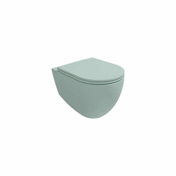 Infinity CleaRim Wall Hung WC Mint